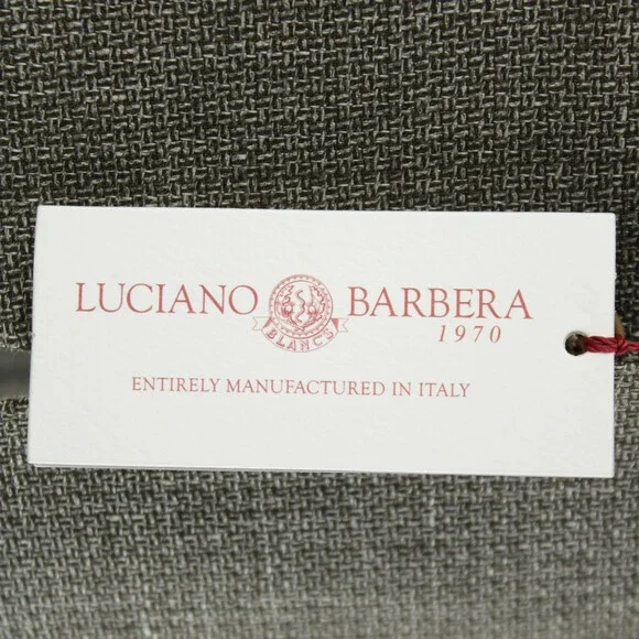 Luciano Barbera NWT Linen Blend Sport Coat Size 54 (44 US) In Moss Green